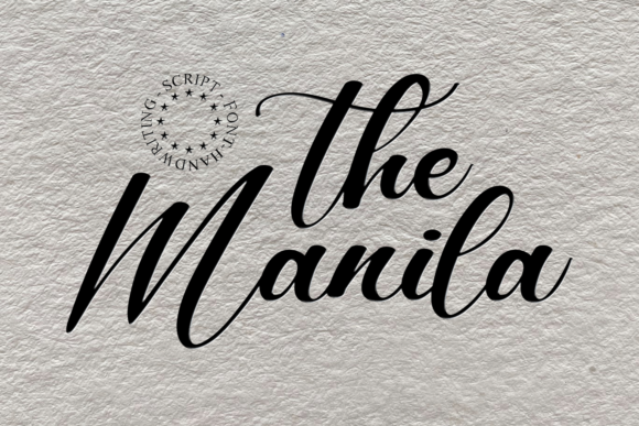 The Manila Font Poster 1