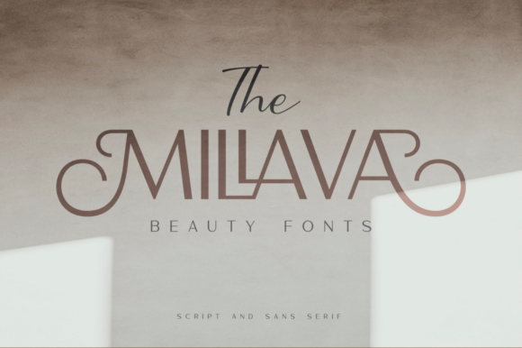 The Millava Font Poster 1