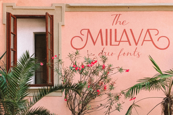 The Millava Font Poster 2