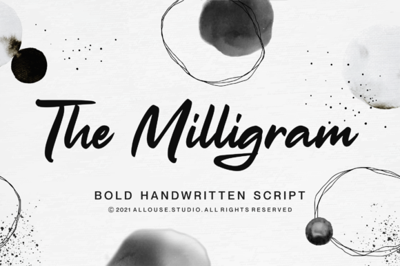 The Milligram Font Poster 1