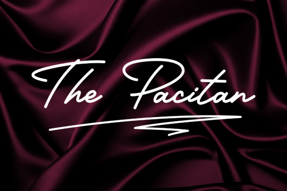 The Pacitan Font Poster 1