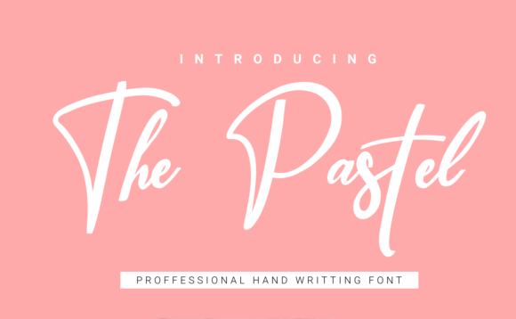 The Pastel Font Poster 1