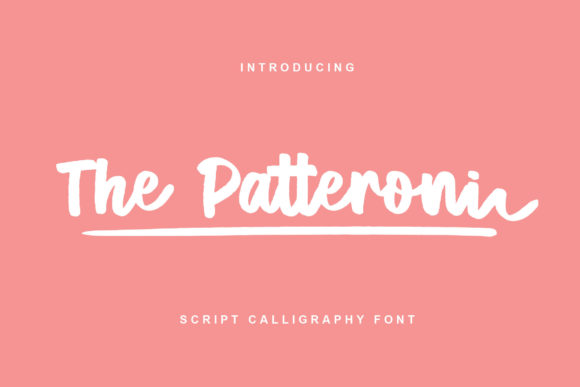 The Patteroni Script Font