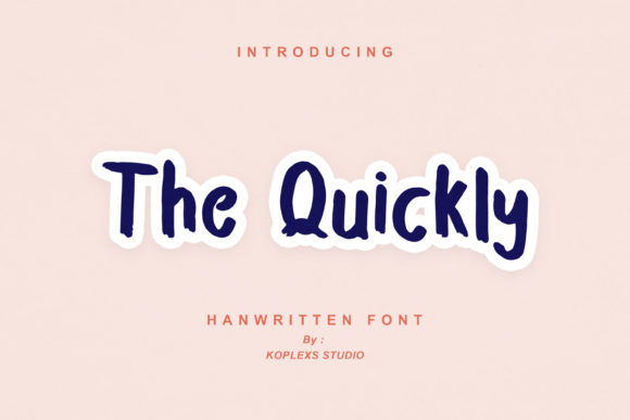 The Quickly Font Poster 1