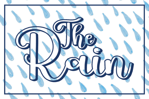 The Rain Font Poster 1