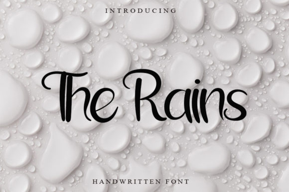 The Rains Font Poster 1
