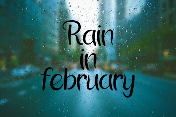 The Rains Font Poster 3