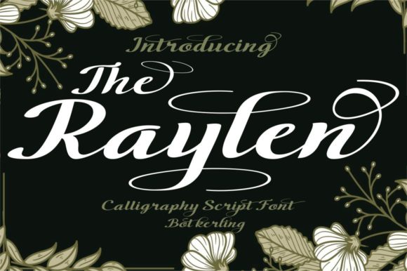 The Raylen Font Poster 1