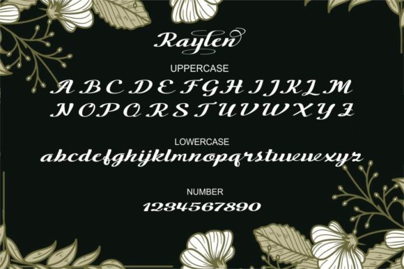 The Raylen Font Poster 5