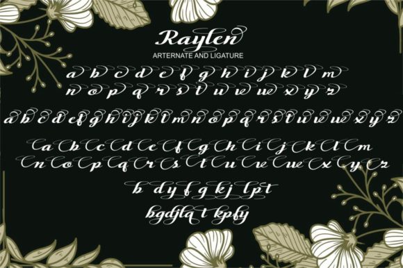 The Raylen Font Poster 6
