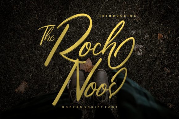 The Roch Noos Script Font Poster 1