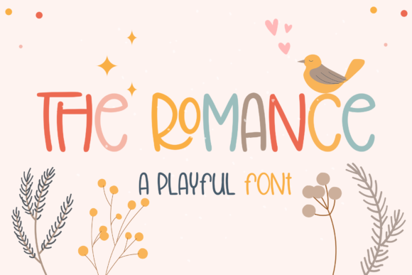 The Romance Font Poster 1