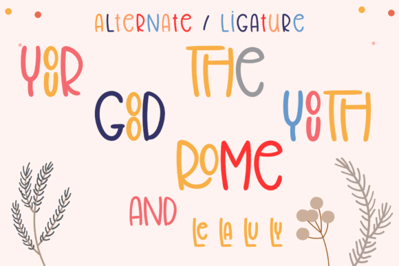 The Romance Font Poster 6