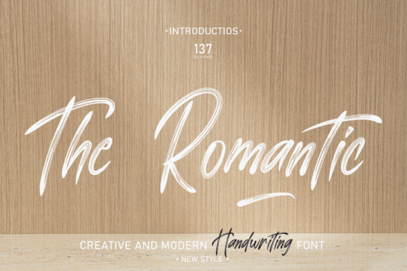 The Romantic Font Poster 1