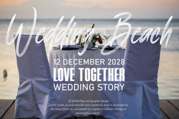 The Romantic Font Poster 5