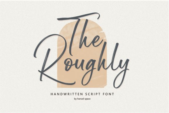The Roughly Script Font Poster 1