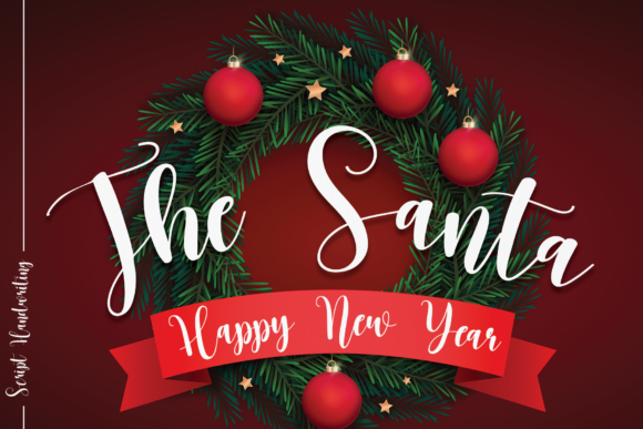 The Santa Font Poster 1