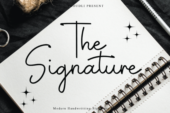 The Signature Font Poster 1