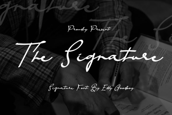 The Signature Font Poster 1