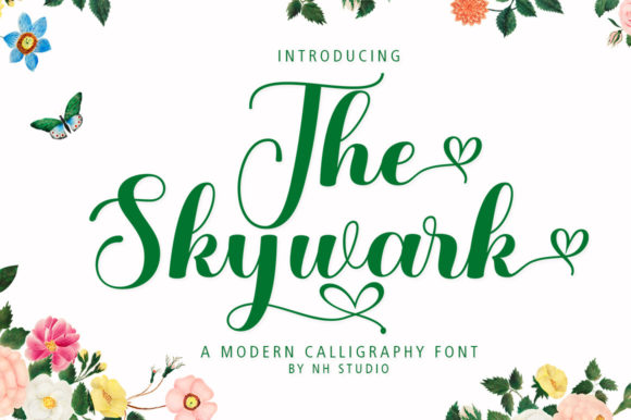 The Skywark Font Poster 1
