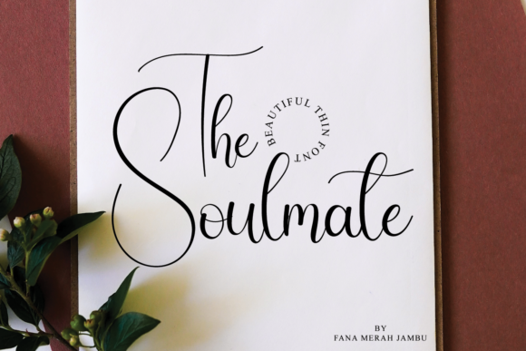 The Soulmate Font Poster 1