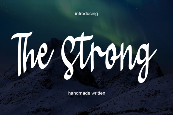 The Strong Font The Strong Font Poster 1