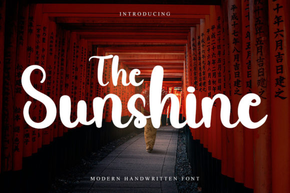 The Sunshine Font Poster 1