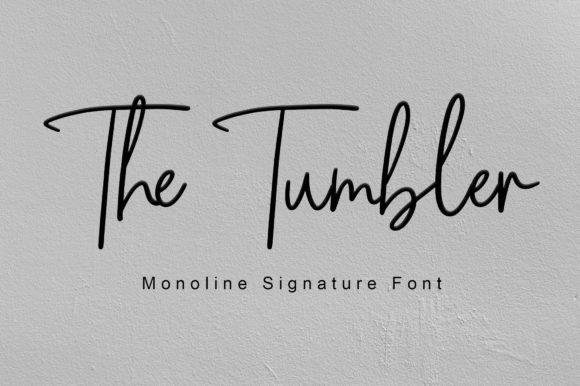 The Tumbler Font