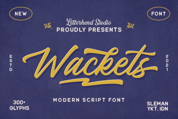 The Wackets Font Poster 1