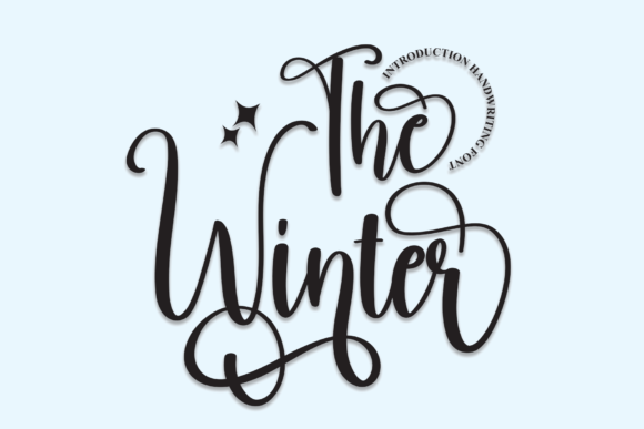 The Winter Font Poster 1