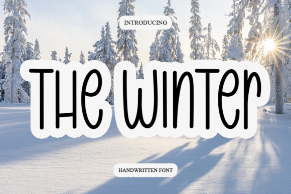 The Winter Font Poster 1