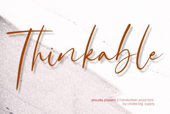 Thinkable Font Poster 1