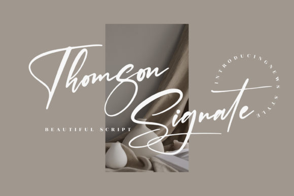 Thomson Signate Font Poster 1