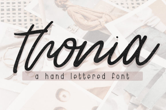Thonia Font Poster 1