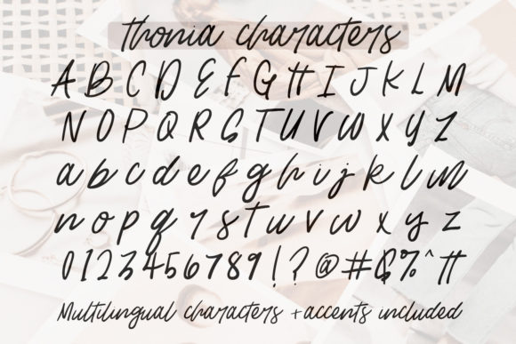 Thonia Font Poster 6