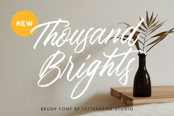Thousand Brights Script Font Poster 1