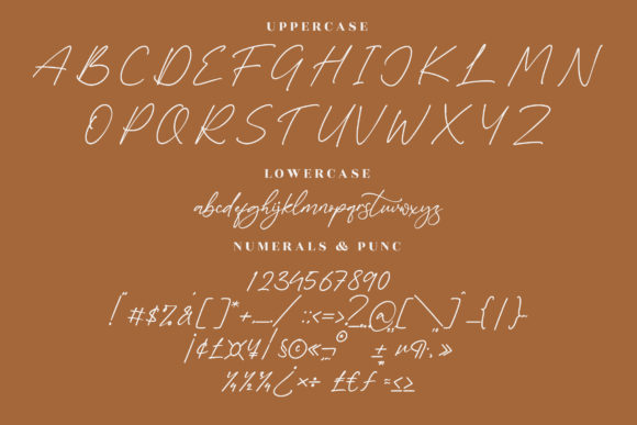 Thundersign Helgeria Font Poster 13