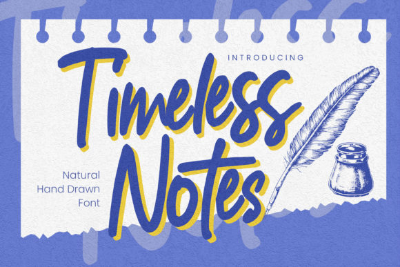 Timeless Notes Font