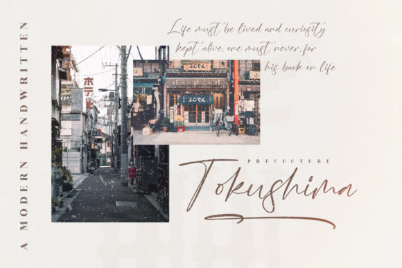 Tokushima Arigatou Font Poster 4