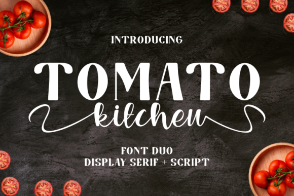 Tomato Kitchen Duo Font Poster 1