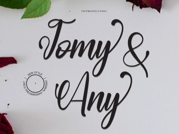 Tomy & Any Font Poster 1