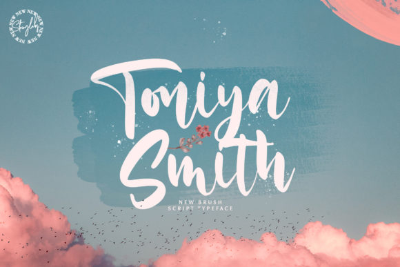 Toniya Smith Font Poster 1