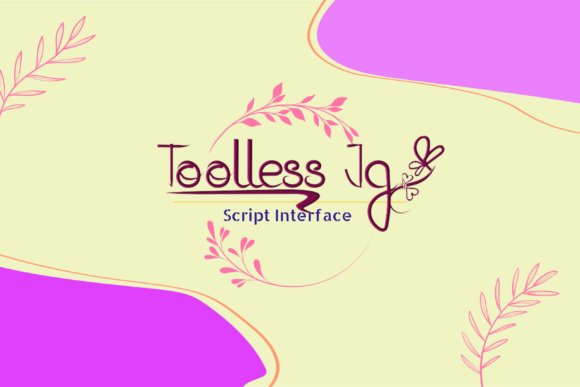 Toolless Font Poster 1