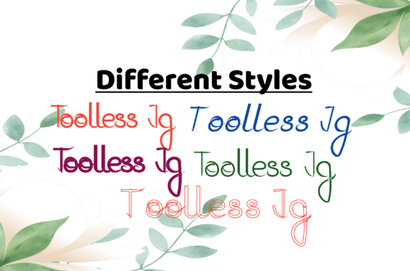Toolless Font Poster 5