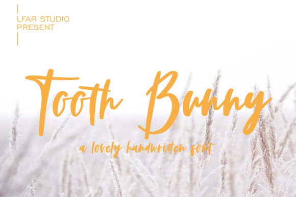 Tooth Bunny Font Poster 1