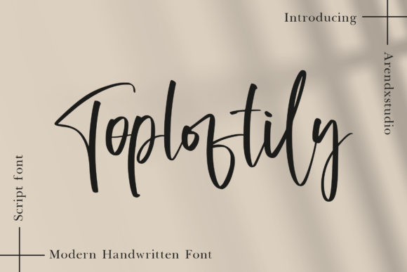 Toploftily Font Poster 1