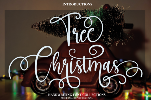 Tree Christmas Font Poster 1