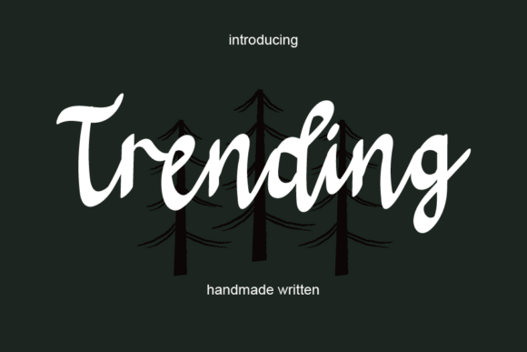 Trending Font Trending Font Poster 1