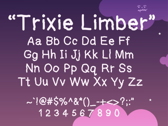 Trixie Limber Font Poster 3