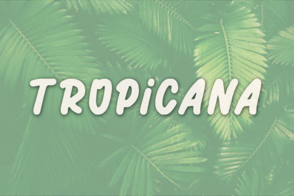 Tropicana Font